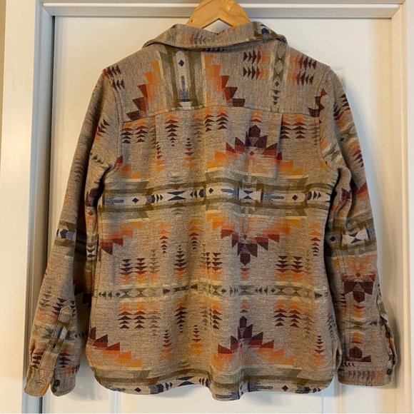 Wool Pendleton Shacket - Picture 6 of 9